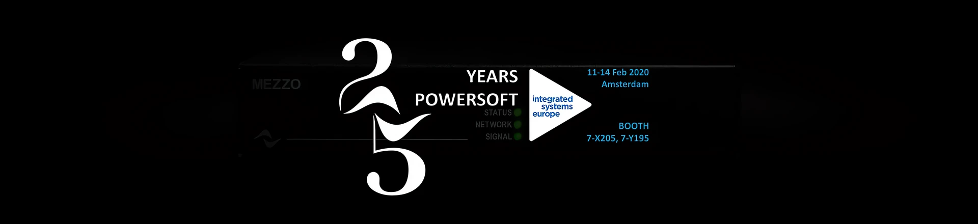 Powersoft będzie świętował 25-lecie na targach ISE 2020
