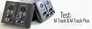 Test interfejsów M-Audio M-Track i M-Track Plus