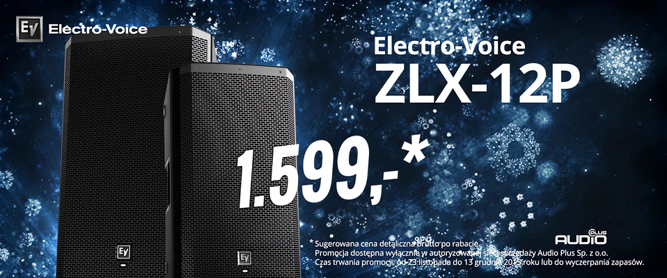 Promocja na aktywne zestawy głośnikowe Electro-Voice ZLX-12P