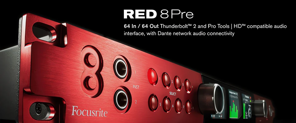 Red 8Pre - Interfejs z przedwzmacniaczami Red Evolution