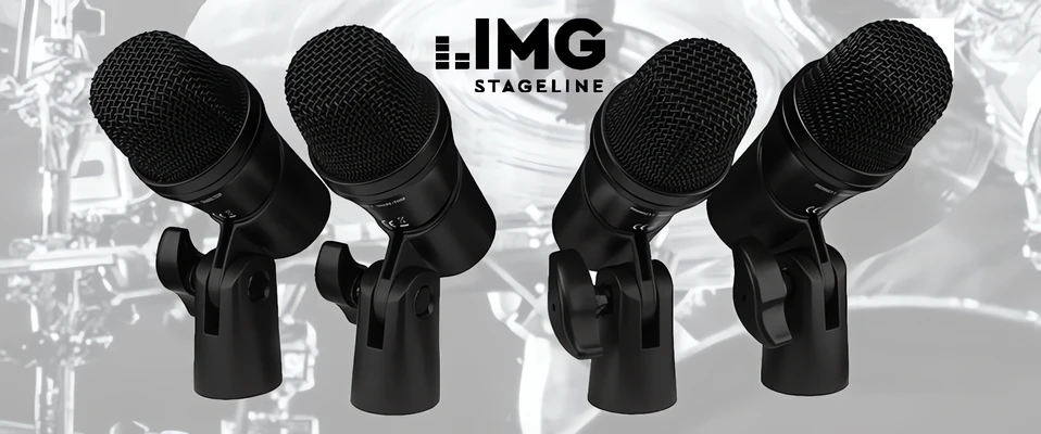 DRUMSET-1 - Zestaw mikrofonów perkusyjnych od IMG Stageline