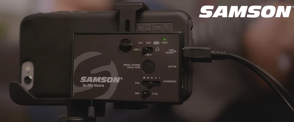 Samson: Bezprzewodowy system mikrofonowy do smartfonów