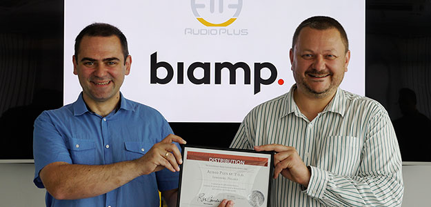 Audio Plus wyłącznym dystrybutorem urządzeń Biamp w Polsce