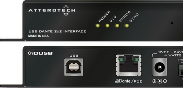 Konwerter Dante-USB unDUSB od Attero Tech