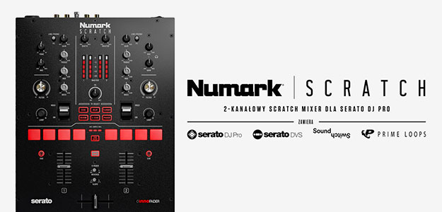Numark Scratch - Dwukanałowy scratch mikser dla Serato DJ