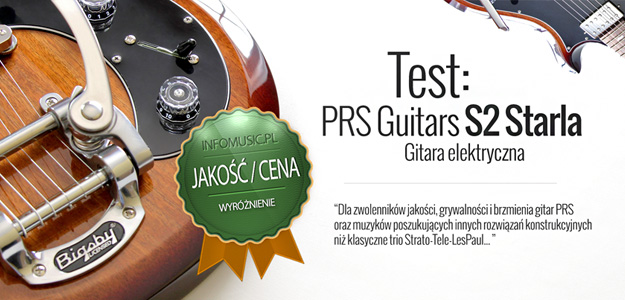 Test gitary elektrycznej PRS S2 Starla