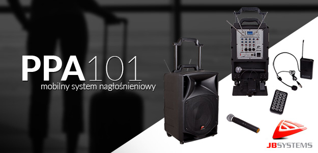 JB Systems PPA-101 - Mobilny system nagłośnieniowy na każdą okazję
