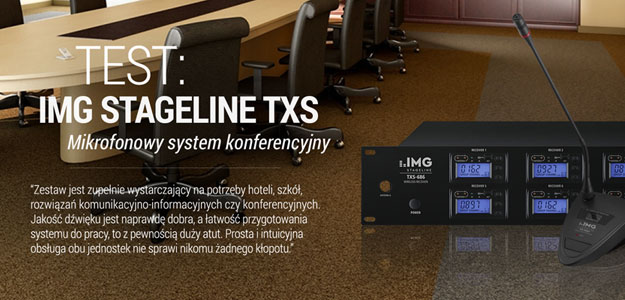 Przetestowaliśmy mikrofonowy system konferencyjny IMG STAGELINE TXS