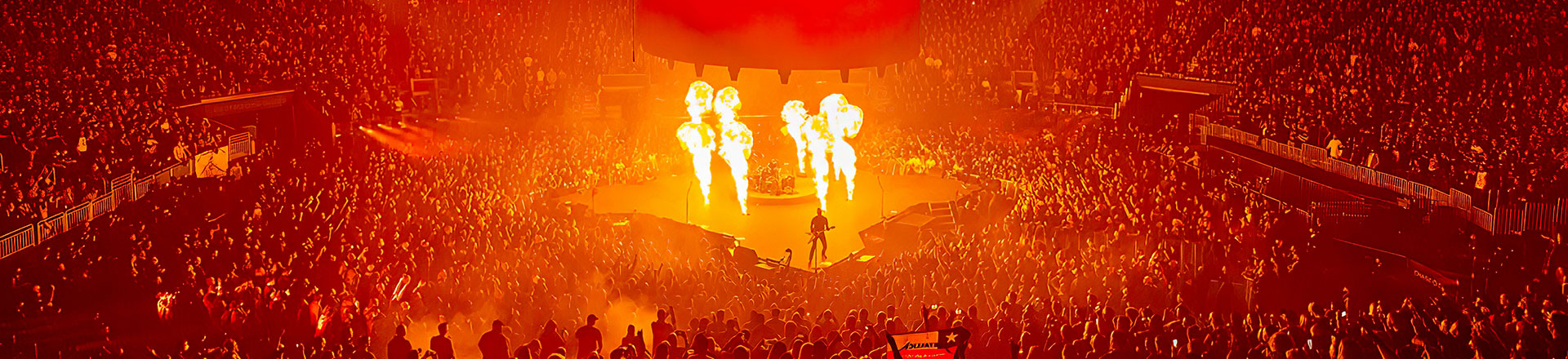Nagłośnienie trasy koncertowej Metallica z udziałem Meyer Sound