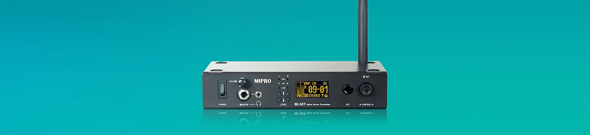 Mipro MI-58 - Stereofoniczny, cyfrowy system odsłuchu osobistego