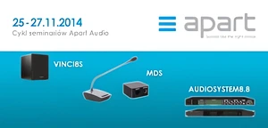 Konsbud Audio zaprasza na cykl seminariów Apart Audio
