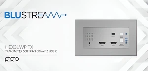 Blustream pokazał transmiter ścienny HDBaseT z USB-C