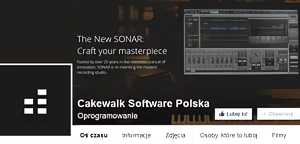 Cakewalk Software Polska - nowy profil na Facebooku już dostępny