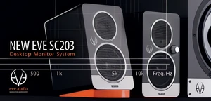 EVE Audio SC203 - nowe monitory z premierą na Musikmesse 2015