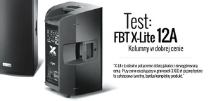 Test przenośnych kolumn aktywnych FBT X-Lite 12A