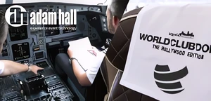 Imprezowy nastrój w samolocie Airbus A320 zapewnia... Adam Hall!