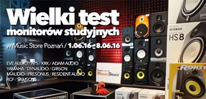 Wielki test monitorów studyjnych w Music Store Poznań