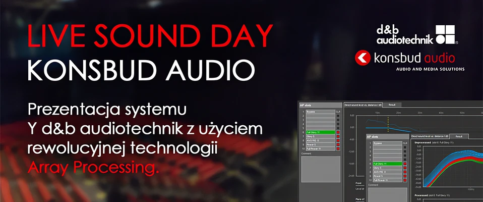 PREZENTACJA: d&amp;b audiotechnik Y już 22 marca w Warszawie