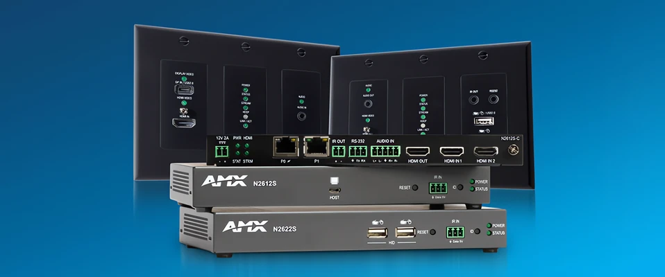AMX przedstawia enkodery i dekodery SVSI serii N2600, 4K60 4:4:4