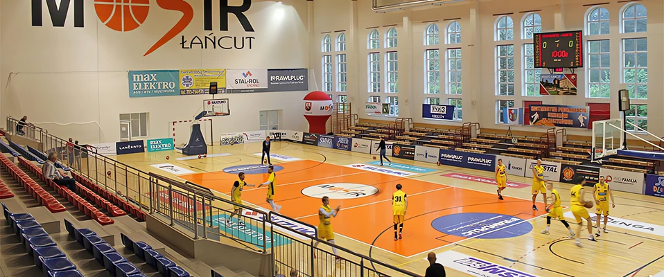 Hala sportowa MOSiR w Łańcucie wyposażona w systemy RCF