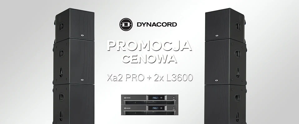 Dynacord obniża cenę zestawów głośnikowych XA2-PRO