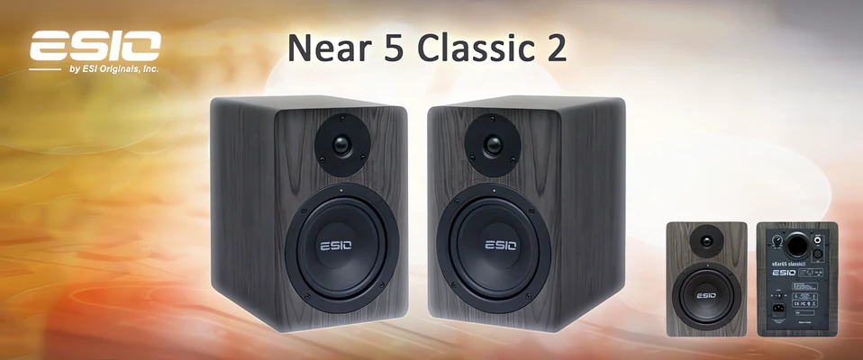 Zawodowe monitory w rozsądnej cenie - Esio nEar 5 Classic 2
