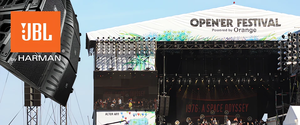 Potężny JBL VTX nagłośnił gdyński Open'er Festival 2016
