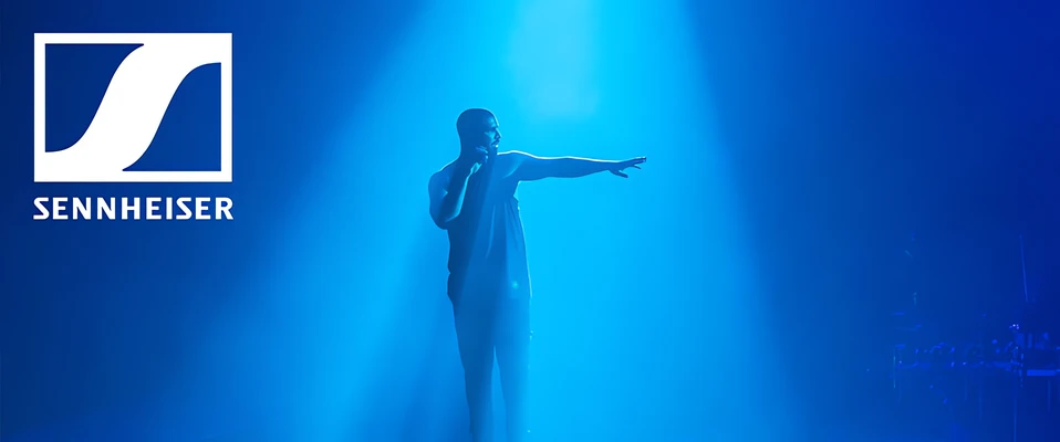 Systemy bezprzewodowe Sennheiser na trasie koncertowej Drake'a 