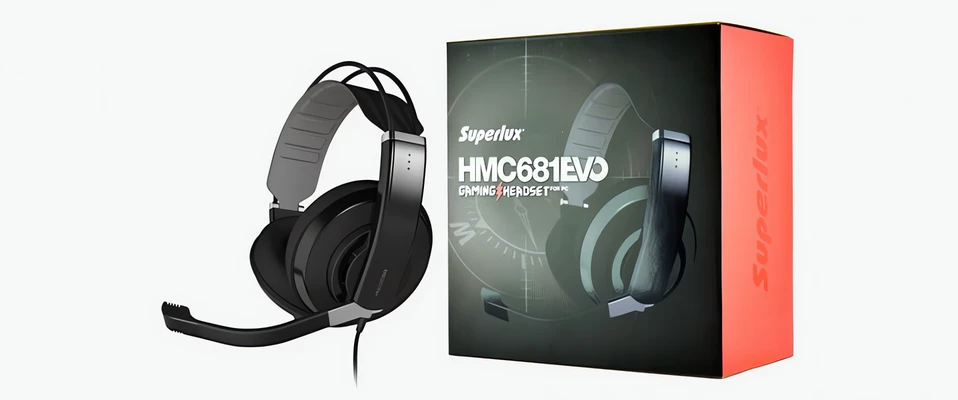 Superlux HMC-681EVO - słuchawki stworzone dla graczy