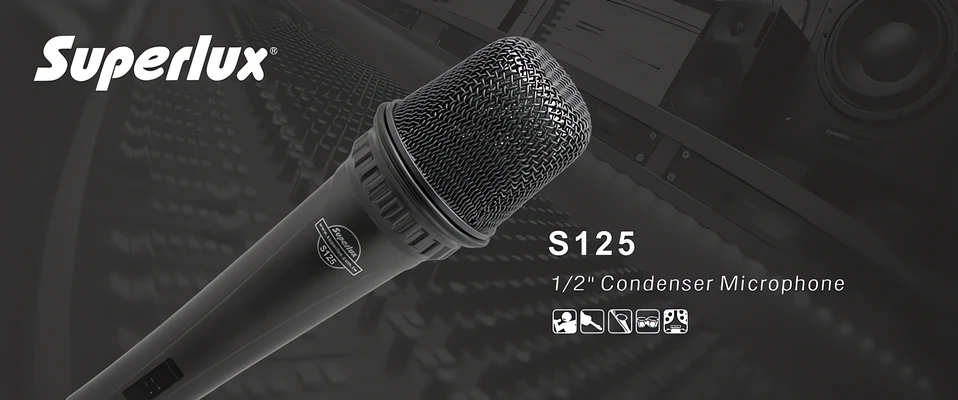 Superlux S125 - Zwykły mikrofon wokalny? Nic bardziej mylnego!