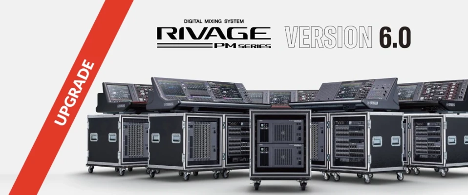 Nowy firmware do cyfrowych systemów miksowania Yamaha Rivage PM