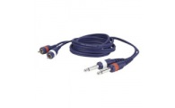 DAP AUDIO - Przewód 2 mono jack - 2 chinch 3 m