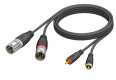 Procab kabel 2xXLR m - 2xRCA REF701/1.5m