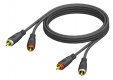 Procab kabel 2xRCA - 2xRCA REF721/1.5m