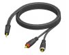 Procab kabel mini jack stereo - 2xRCA REF711/3m
