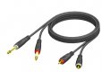 Procab kabel 2xjack - 2xRCA REF631/1.5m