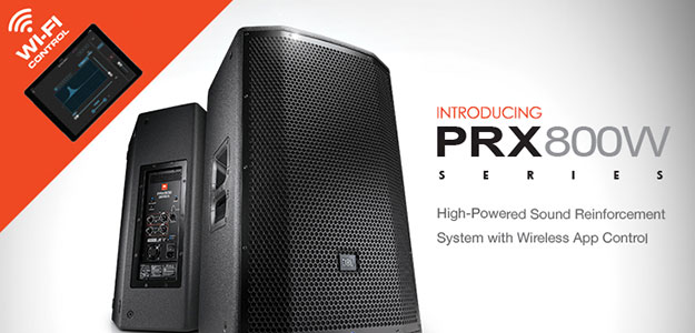 Najnowsze zestawy JBL PRX800W z Wi-Fi już w sklepach