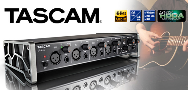 Zobacz najnowsze interfejsy audio/MIDI od TASCAM!