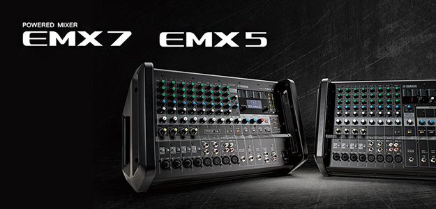 Yamaha wprowadza EMX5 i EMX7 - Nowe przenośne powermixery