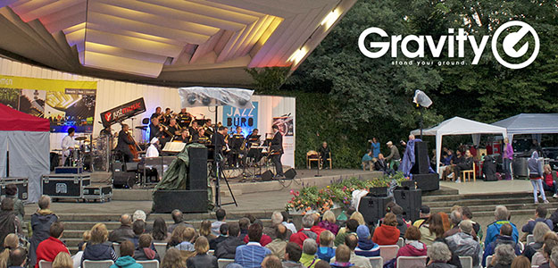 Statywy Gravity trzymały Jazz Open Hamburg 2016