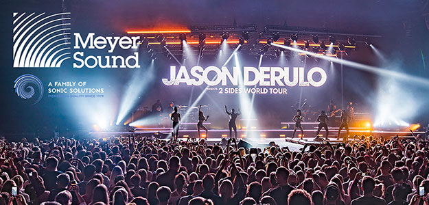Jason Derulo na trasie z Meyer Sound