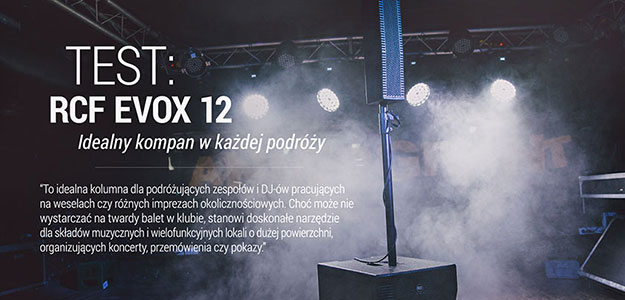 TEST: RCF EVOX 12 - Idealny kompan w każdej podróży