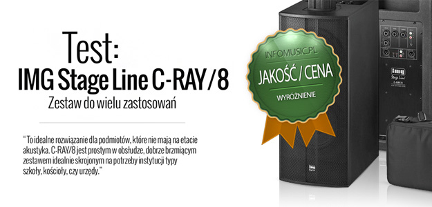 Sprawdziliśmy aktywny zestaw IMG Stage Line C-RAY/8