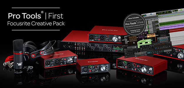 ProTools First Creative Pack dodatkiem do interfejsów Focusrite