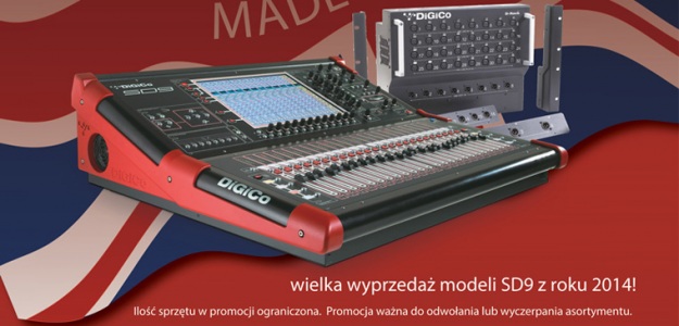 Polsound ogłasza wielką wyprzedaż konsolet DiGiCo SD9