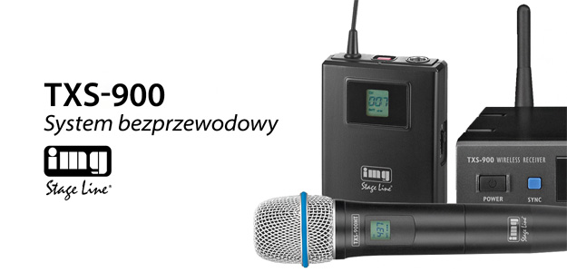 System bezprzewodowy TXS-900 od IMG Stage Line już dostępny!