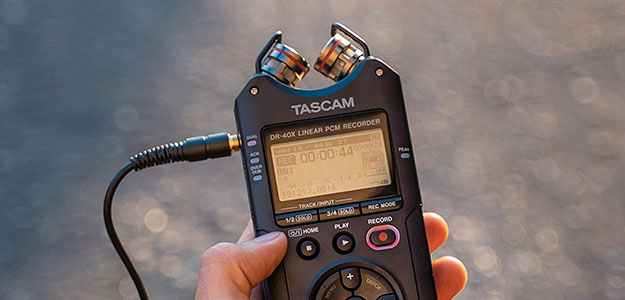 Tascam DR40X najlepszym rejestratorem dźwięku według MusicRadar