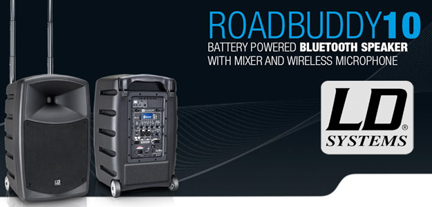 LD Systems Roadbuddy 10 HS B6 -  system z mikserem i Bluetooth