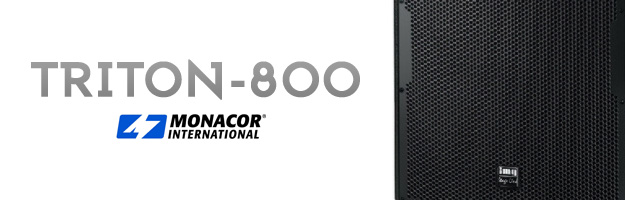Aktywny zestaw nagłośnieniowy TRITON-800 od Monacor
