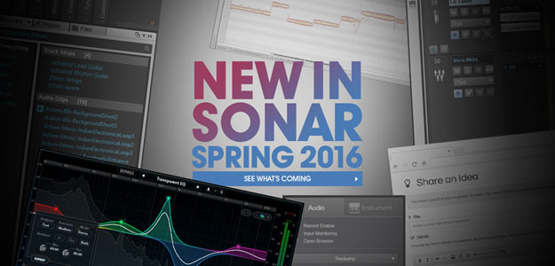 Co nowego w Cakewalk Sonar? Dostępne nowości i plany na 2016